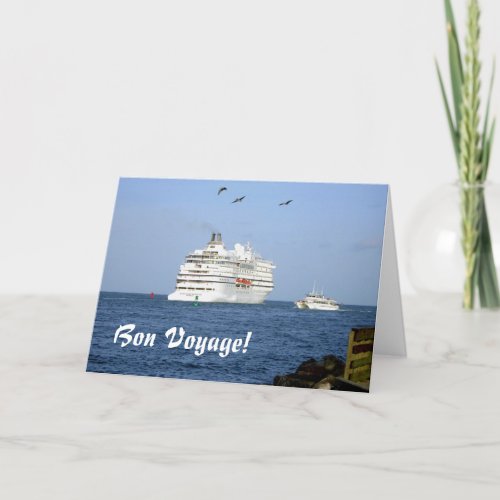 Navigating the Seas Bon Voyage Card