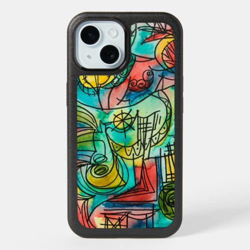 Navigating Through The Storm_Abstract Art iPhone 15 Case