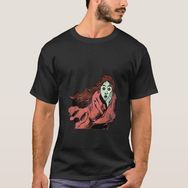 Navigating Trauma Face Of Fear Vector Art Premium T-Shirt (Front)