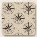 Navigation Compass Pattern Drink Coaster