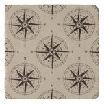 Navigation Compass Pattern Trivet