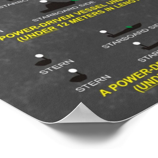 Navigation Lights International Rules Part 2 Poster Zazzle