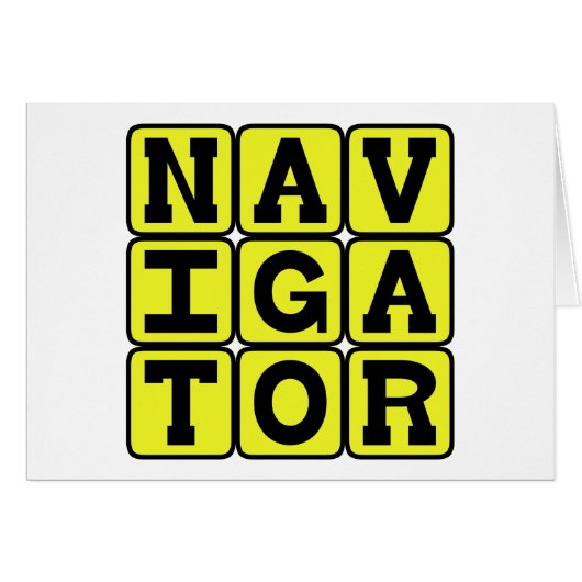 Navigator, Map Master Cards (Front Horizontal)