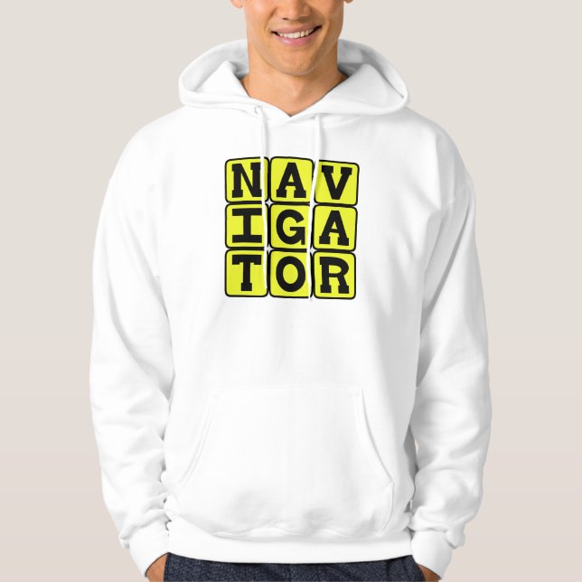 Navigator, Map Master Hoodie (Front)