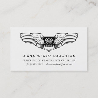 Navigator Wings Professional Aviator Business Card