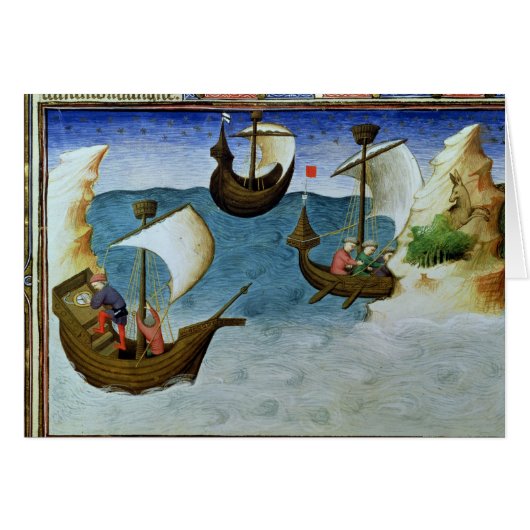 Navigators using an astrolabe cards (Front Horizontal)