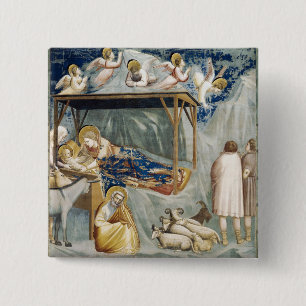 Navitity (Birth of Jesus Christ) (by Giotto) Button