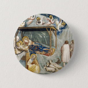 Navitity (Birth of Jesus Christ) (by Giotto) Button