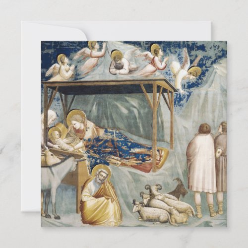 Navitity Birth of Jesus Christ by Giotto Card