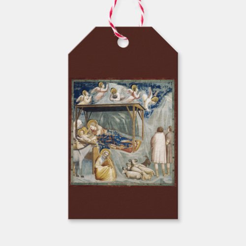 Navitity Birth of Jesus Christ by Giotto Gift Tags