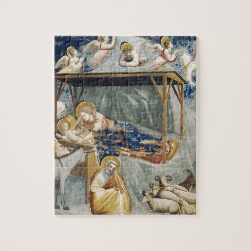 Navitity Birth of Jesus Christ by Giotto Jigsaw Puzzle