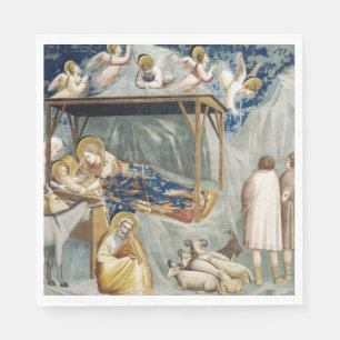Navitity (Birth of Jesus Christ) (by Giotto) Napkins