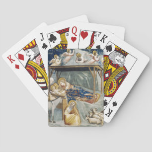 Navitity (Birth of Jesus Christ) (by Giotto) Poker Cards