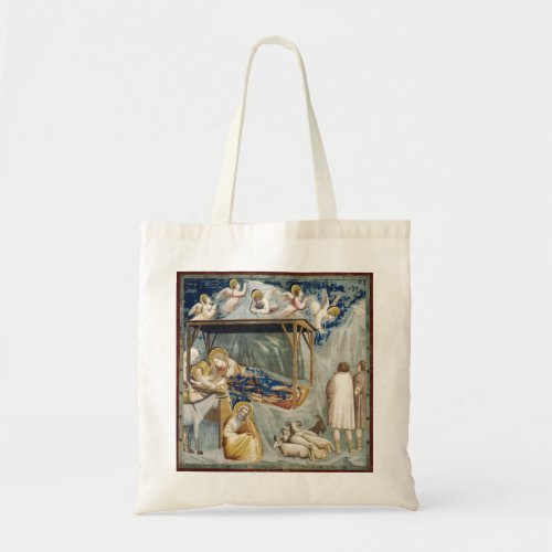 Navitity Birth of Jesus Christ by Giotto Tote Bag