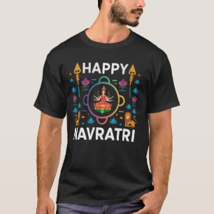 Navratri Graba Hinduism Hindu Goddess Durga 1 T-Shirt
