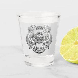 Navy 1st Class Diver Shot Glass