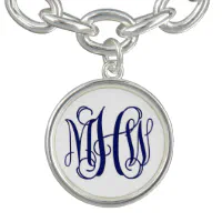 Script Initial A to Z Invisible Necklace. Silver Plated and Gold Plated