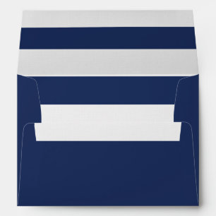Navy 5 x 7 Pre-Addressed Envelopes