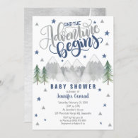 Navy Adventure Baby Shower Invitation Boy Baby