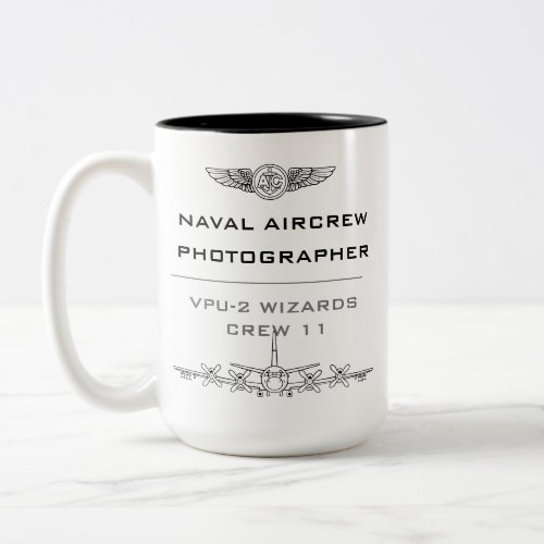 Navy Aircrew Photographer_Squadron_P_3 1 Two_Tone Two_Tone Coffee Mug