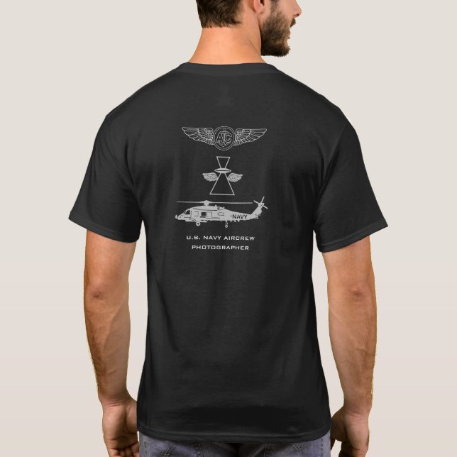 NAVY AIRCREW PHOTOGRAPHER W/HELO & IFGA T-SHIRT (Back)