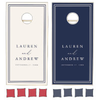 Navy and Cream Minimalist Personalized
