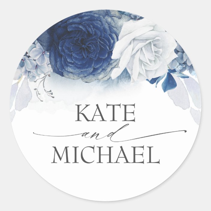 navy blue floral