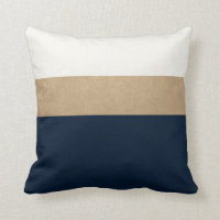 navy and faux gold leather