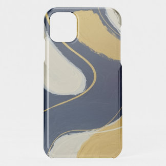 Navy and Gilded Flow iPhone 11 Case