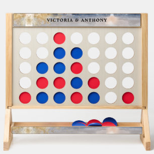 Navy and Gold Bridal Shower Jumbo Fast Four