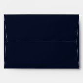 Navy and Gold FAUX glitter Envelope (Back (Top Flap))