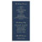 Navy and Gold Glitter Confetti Wedding Programs