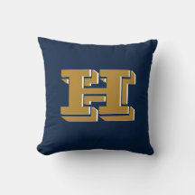 Navy and Gold School Pride Color Style Monogram