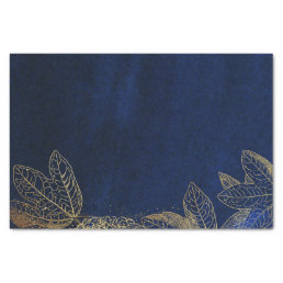 Navy and Gold Tissue Paper