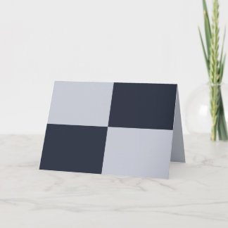 Navy and Grey Rectangles Card