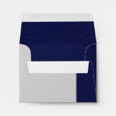 Navy and Pewter A2 Envelope for Reply Cards (Back (Bottom))
