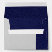 Navy and Pewter Envelope for 5"x7" Sizes (Back (Bottom))