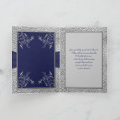 Navy and Pewter Thank You Card (Inside)