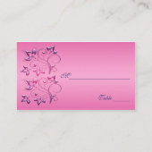 Navy and Pink Floral Placecards (Back)