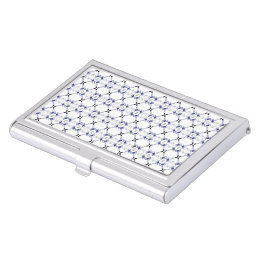 Navy and White Gavels lawyer Business Card Cases