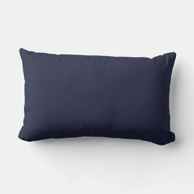 Navy and White Preppy Ribbon Dots Custom Monogram Throw Pillow