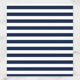 Navy and White Solid Stripes Envelope Liner