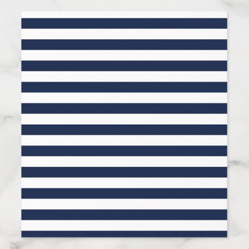 Navy and White Solid Stripes Envelope Liner