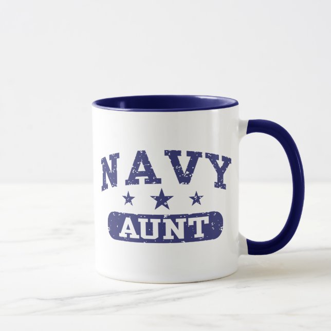 Navy Aunt Mug (Right)