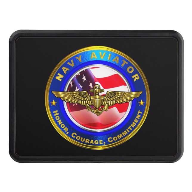 Navy Aviator Hitch Cover (Front)