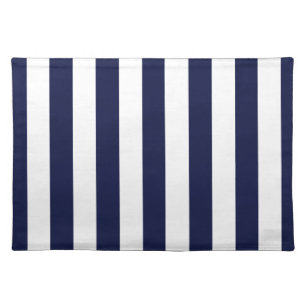 Navy Awning Stripe Placemat