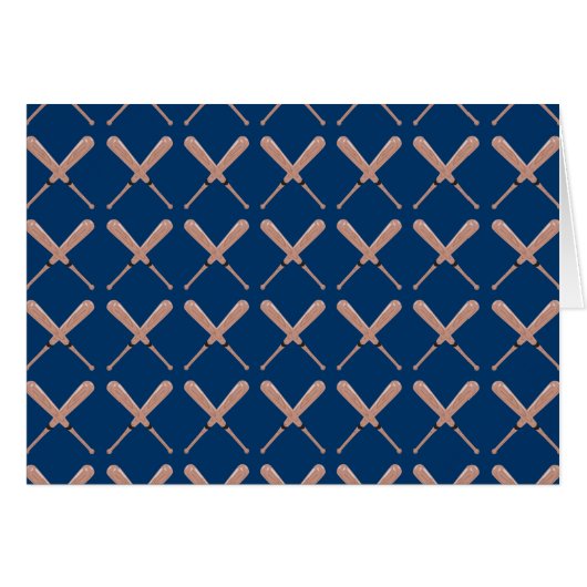 Navy Baseball Bat Cards (Front Horizontal)