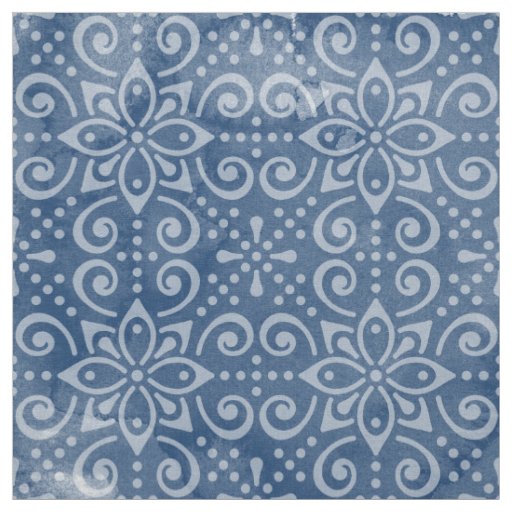 Navy Batik Fabric