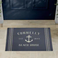 Custom Personalized Beach Decor Doormat Blue Crab Beach Door 