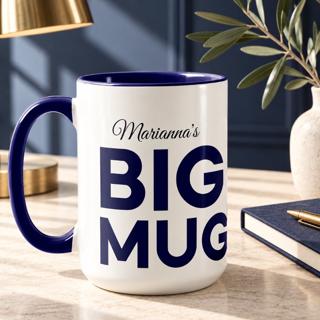 Navy Big Mug | Huge Mug | Script Custom Name (Creator Uploaded)